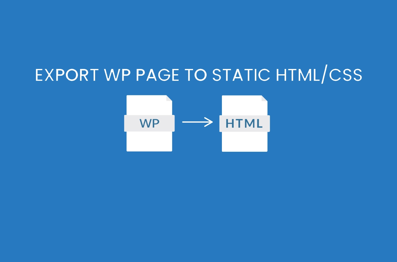 Export WP Page to Static HTML/CSS Pro Professional