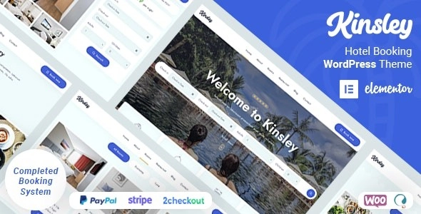 Kinsley – Hotel WordPress Theme