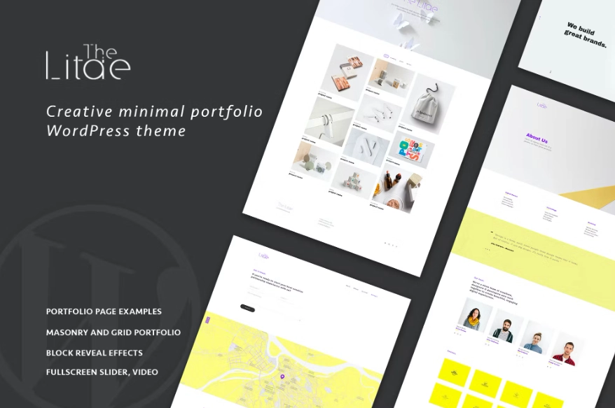 The Litae – Minimal Portfolio WordPress Theme