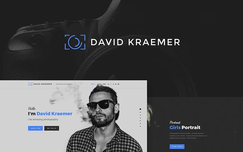 David Kraemar – Photographer WordPress Theme