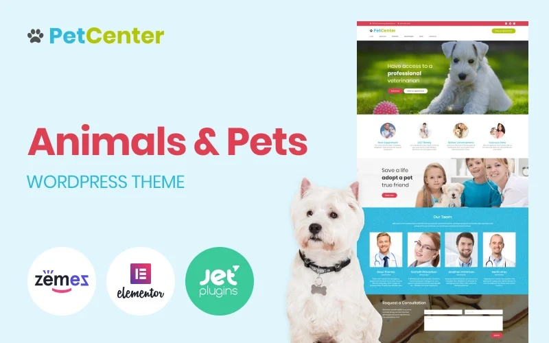 PetCenter – Animals & Pets Responsive WordPress Theme