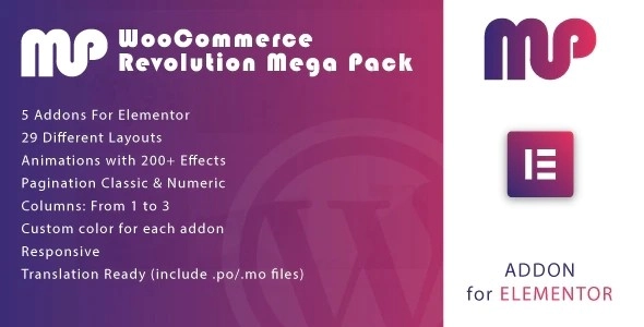 WooCommerce Revolution Mega Pack for Elementor