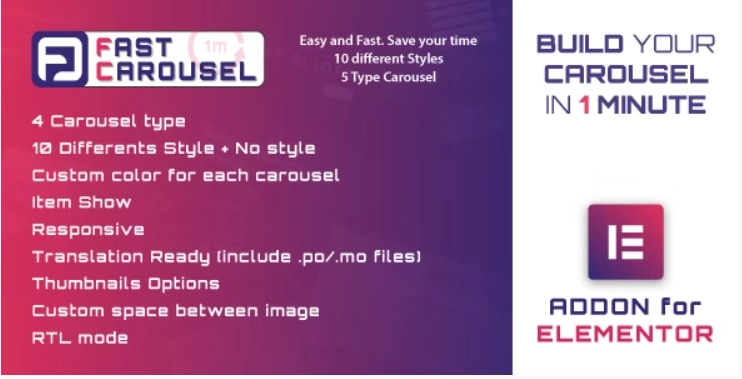 Fast Carousel for Elementor
