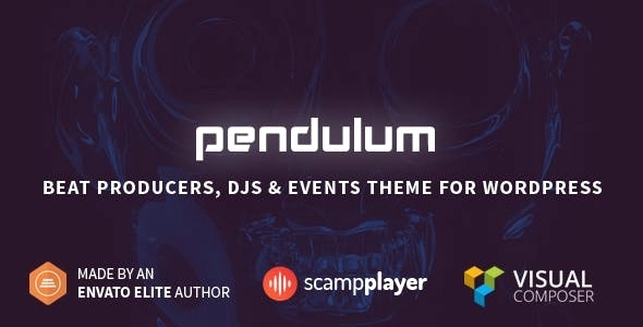 Pendulum – Beat Producers, DJs & Events Theme for WordPress