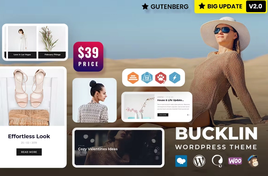 Bucklin – Creative Personal Blog WordPress Theme