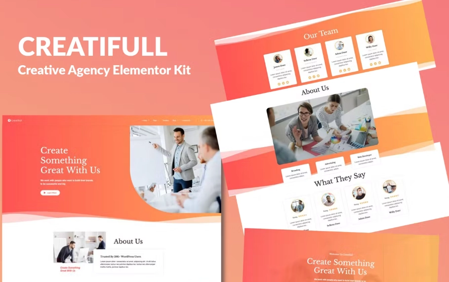 Creatifull – Creative Agency Elementor Template