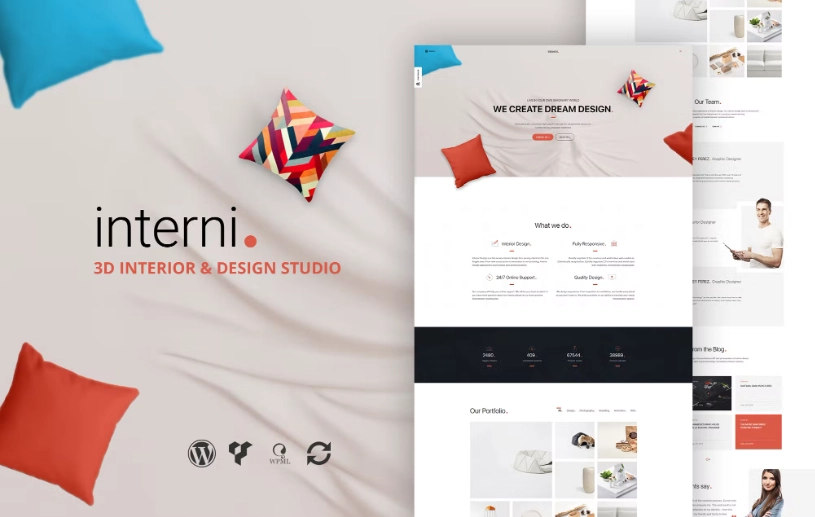 Interni – Interni 3D Interior Design Studio WordPress Theme