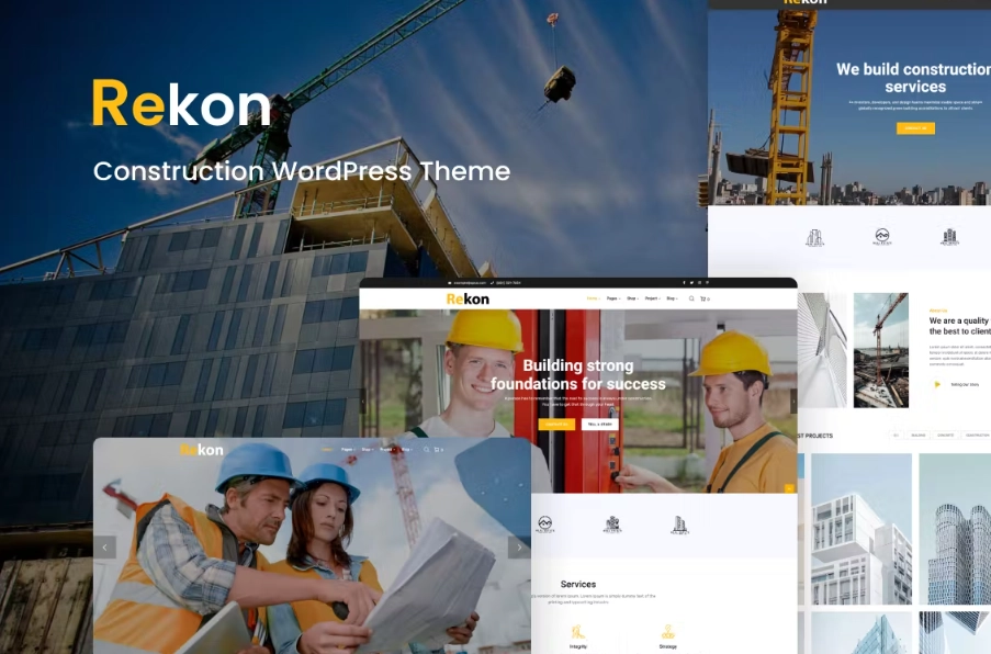 Rekon – Construction WordPress Theme