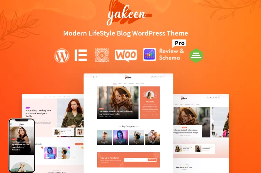 Yakeen – Lifestyle Blog WordPress Theme