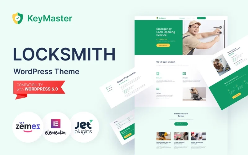KeyMaster – Security Services WordPress Theme