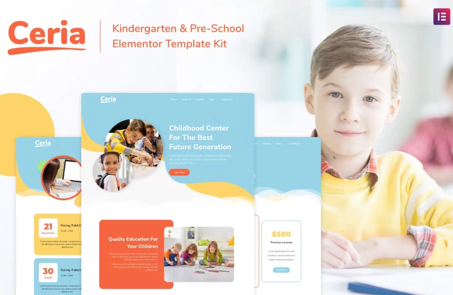 Ceria – Kindergarten & Pre-School Elementor Template