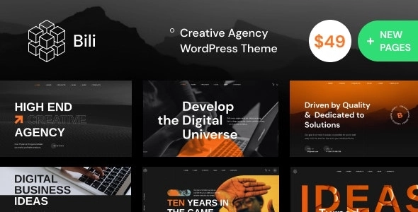 Bili – Creative Agency WordPress Theme