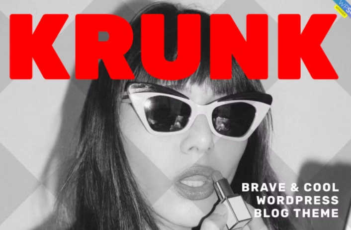 Krunk – Brave & Cool WordPress Blog Theme