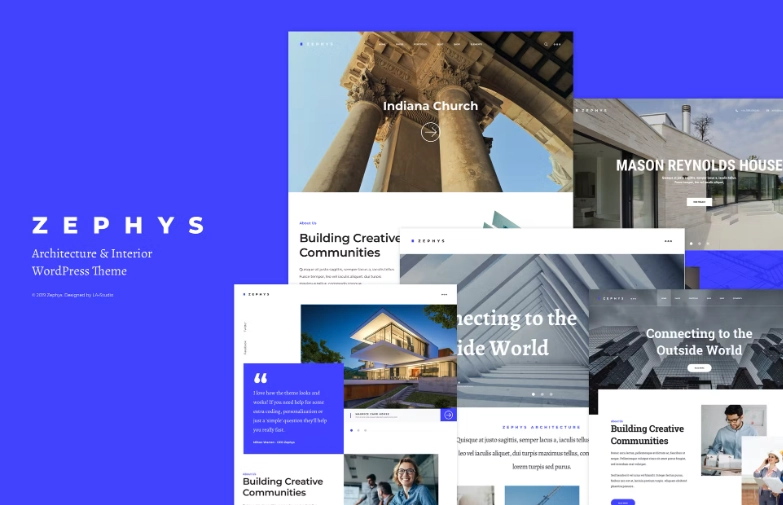 Zephys – Architecture & Interior WordPress Theme