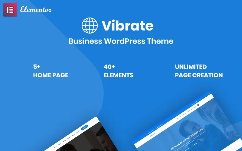 Vaibrate – Business Responsive WordPress Theme