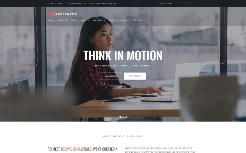 Presentor – Business WordPress Elementor Theme WordPress Theme