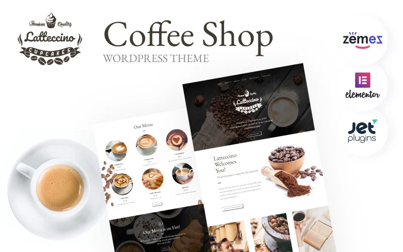 Latteccino – Coffee Shop WordPress Theme
