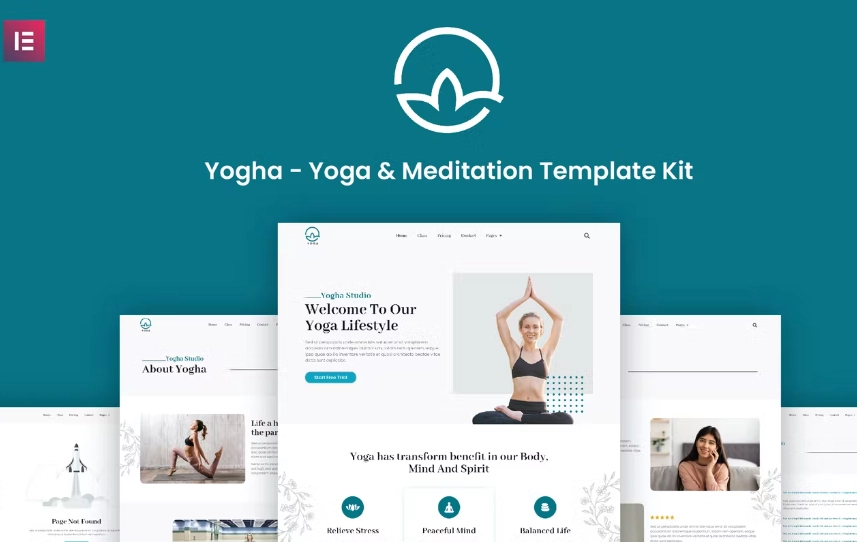 Yogha – Yoga & Meditation Elementor Template