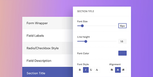 User Registration Style Customizer Addon