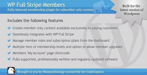 WP Full Stripe Members