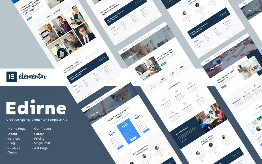 Edirne – Digital Services Elementor Template