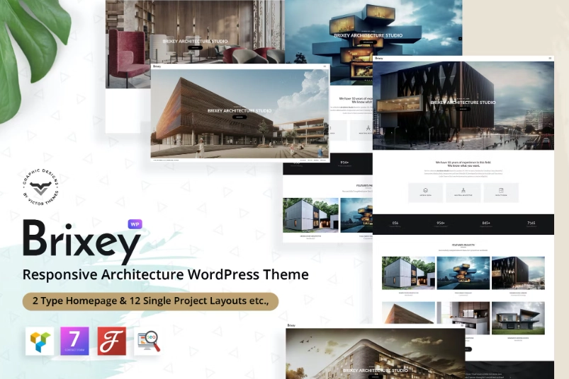 Brixey – Responsive Architecture WordPress Theme