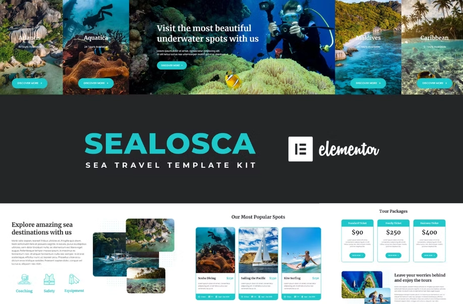 Sealosca – Sea Adventure Travel Template