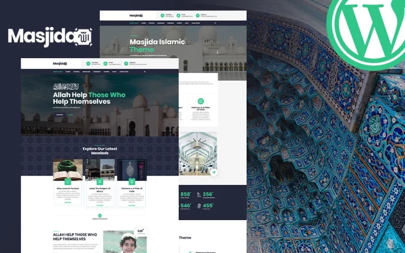 Masjida – Islam Mosque WordPress Theme