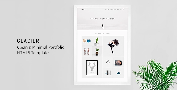 Glacier – Minimal WordPress Portfolio Theme