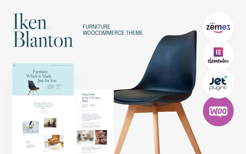Iken Blanton – Furniture And Interior Design WordPress Theme