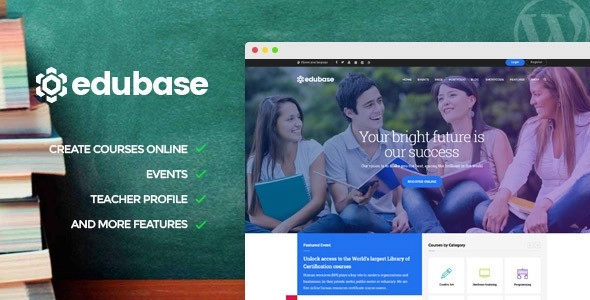 Edubase Course, Learning, Event WordPress Theme