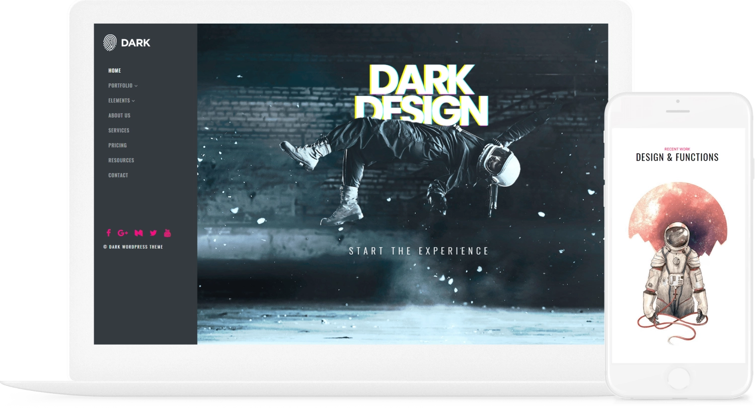 VisualModo – Dark Master WordPress Theme