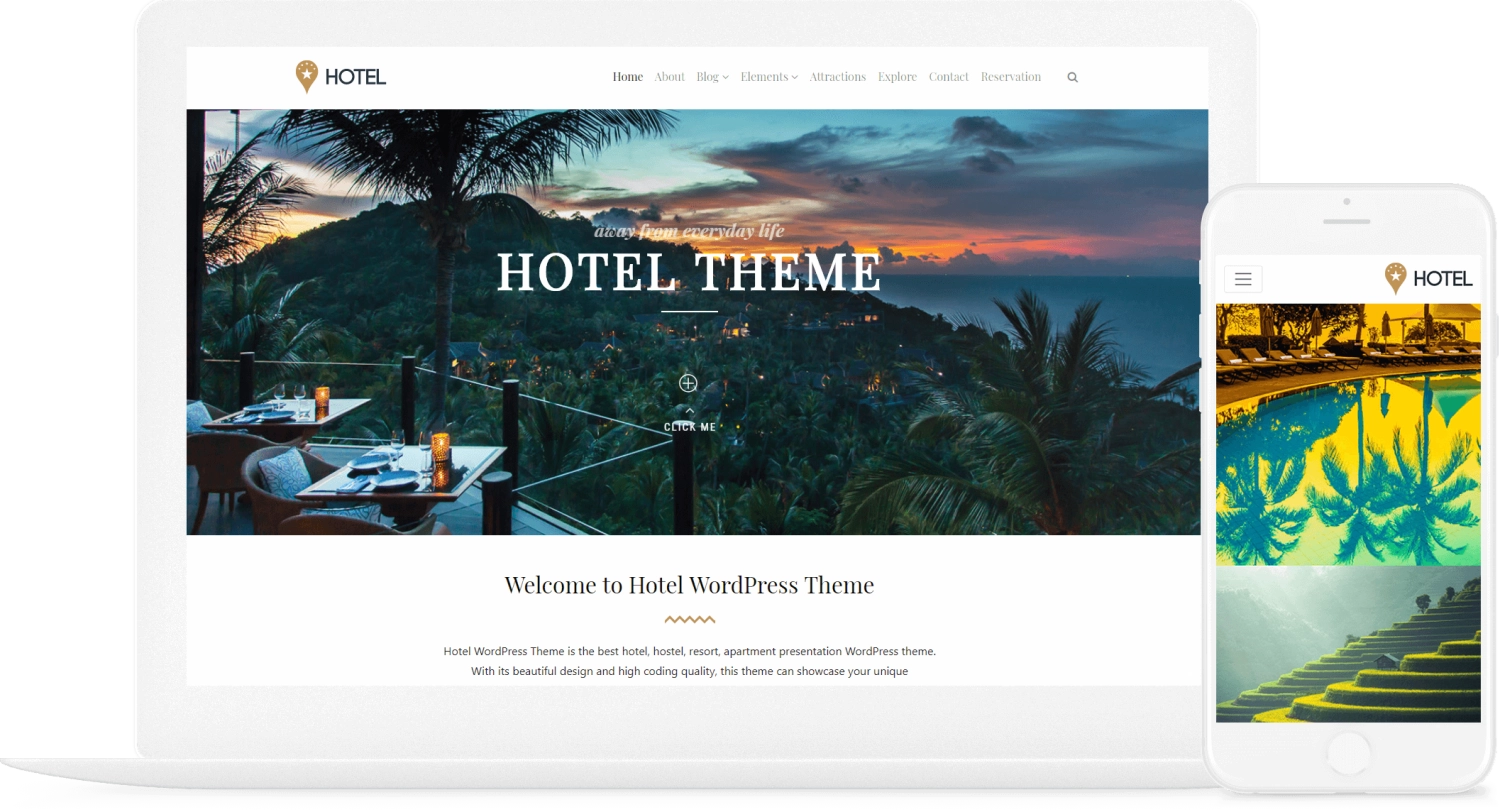 VisualModo – Hotel WordPress Theme