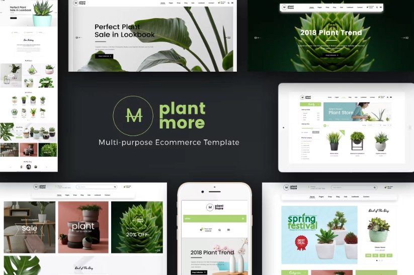 Plantmore – Responsive WooCommerce WordPress Theme