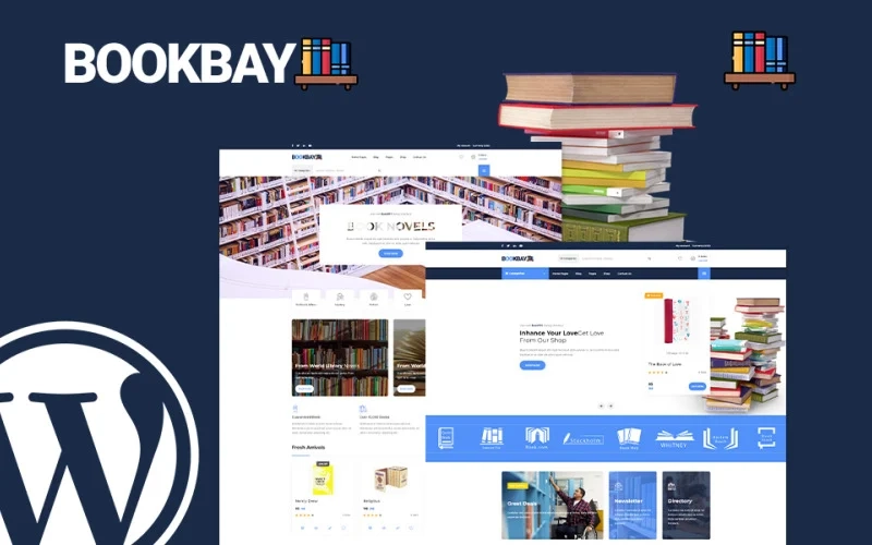Bookbay – Book Shop WordPress Theme