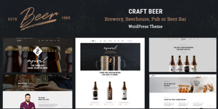 Craft Beer – Brewery & Pub WordPress Theme
