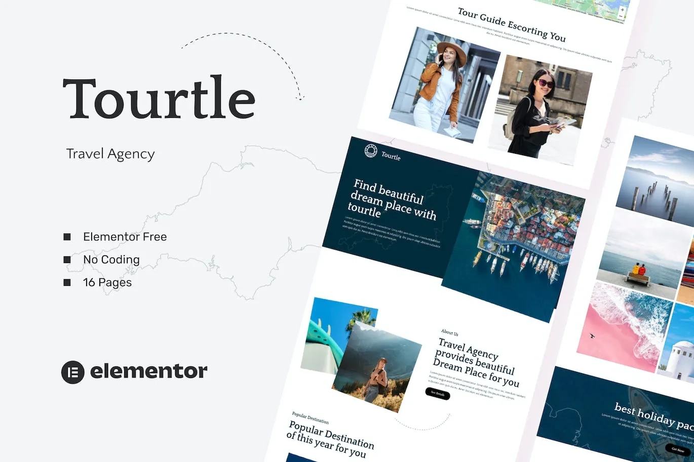 Tourtle – Travel Agency Template