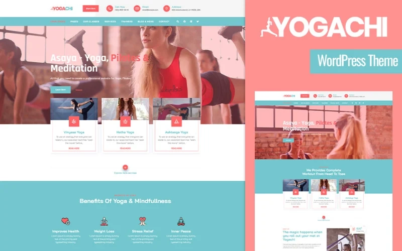 Yogachi – Yoga And Fitness WordPress Theme