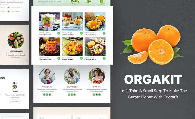 Orga – Organic Farm Elementor Template Kit