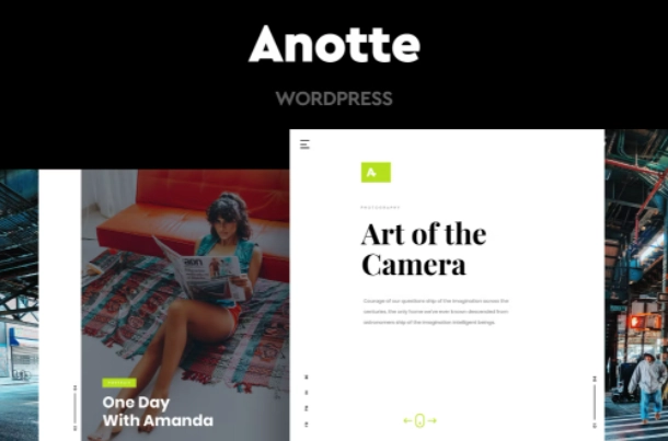 Anotte – Horizontal Photography WordPress Theme