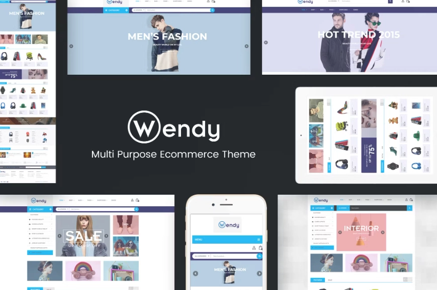 Wendy – Multi Store WooCommerce Theme