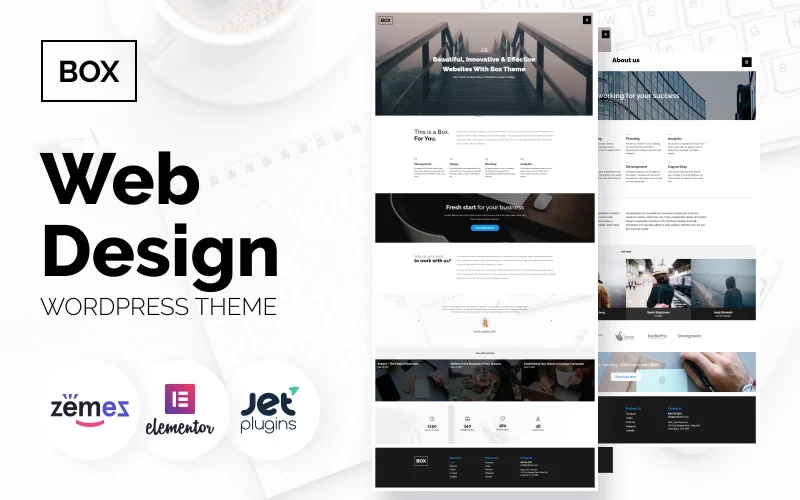 Box – Web Design Multipurpose Modern WordPress Elementor Theme WordPress Theme