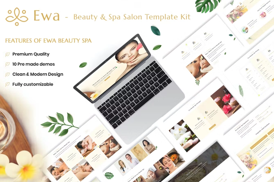 Ewa – Beauty & Spa Salon Elementor Template