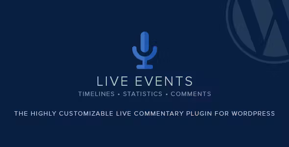 Live Events WordPress Plugin