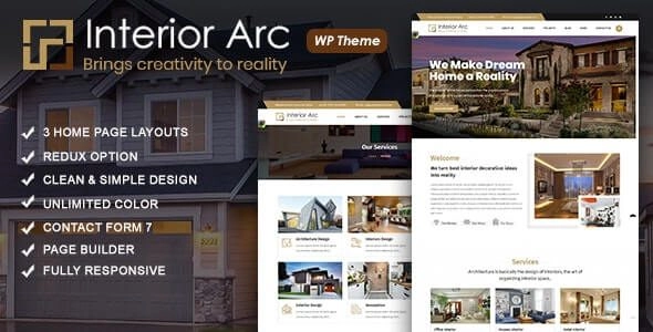 Interior Arc – Architecture WordPress Theme