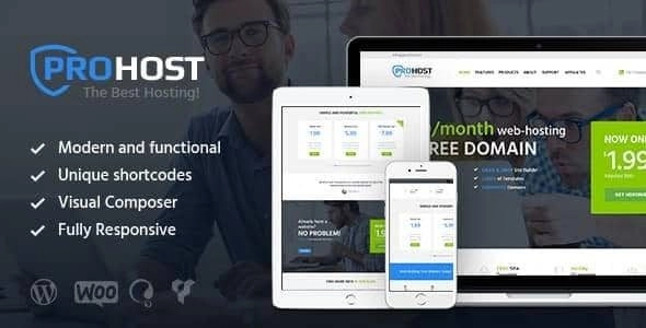 ProHost – A Trendy Internet Hosting & Technology WordPress Theme