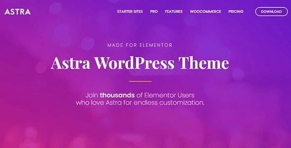 Astra WordPress Theme