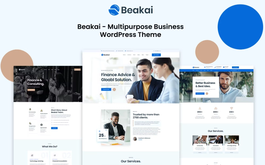 Beakai – Multipurpose Business WordPress Theme