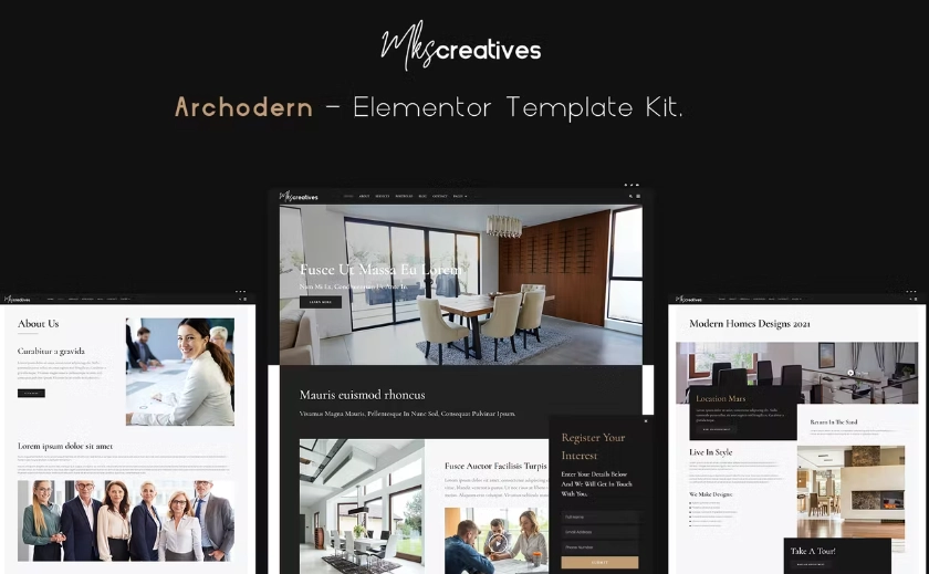 Archodern – Interior & Architecture Elementor Template