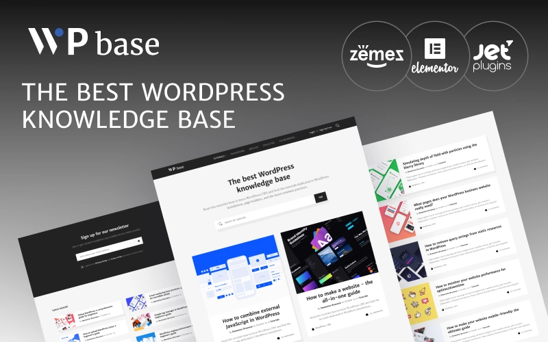 WPbase – WordPress Tutorial Theme WordPress Theme